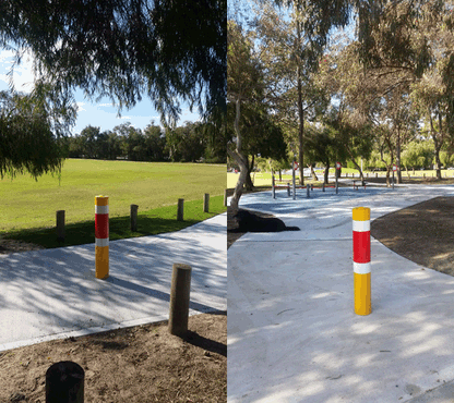 Bollard steel 150/165 - ZERO CIVIL